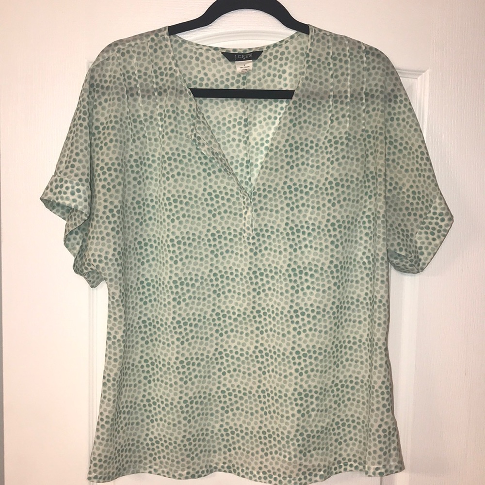 J. Crew Polka Dot Shirt